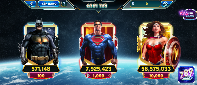 Sơ lược về slot game siêu anh hùng Justice league 789club