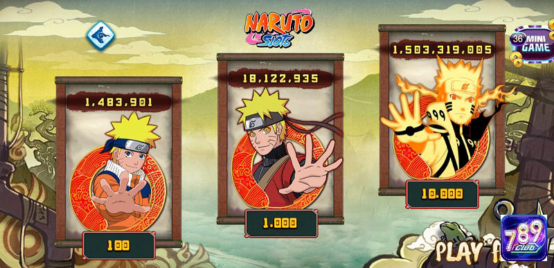 Giới thiệu tổng quan game slot Naruto 789club